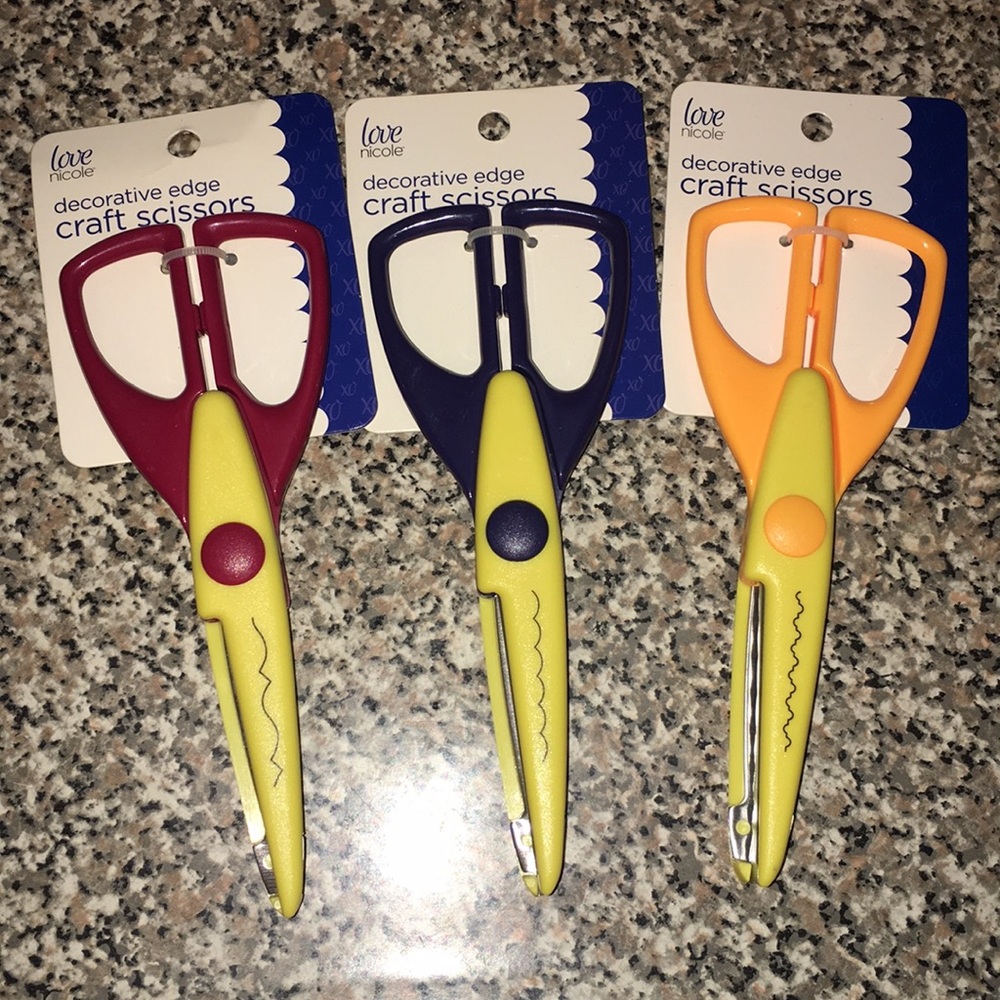 Love Nicole Decorative Edge Craft Scissors